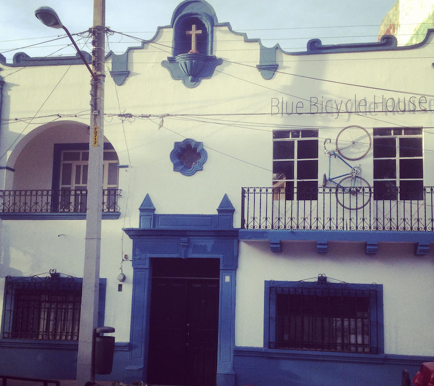 Blue Bicycle House Pansiyon Querétaro Dış mekan fotoğraf